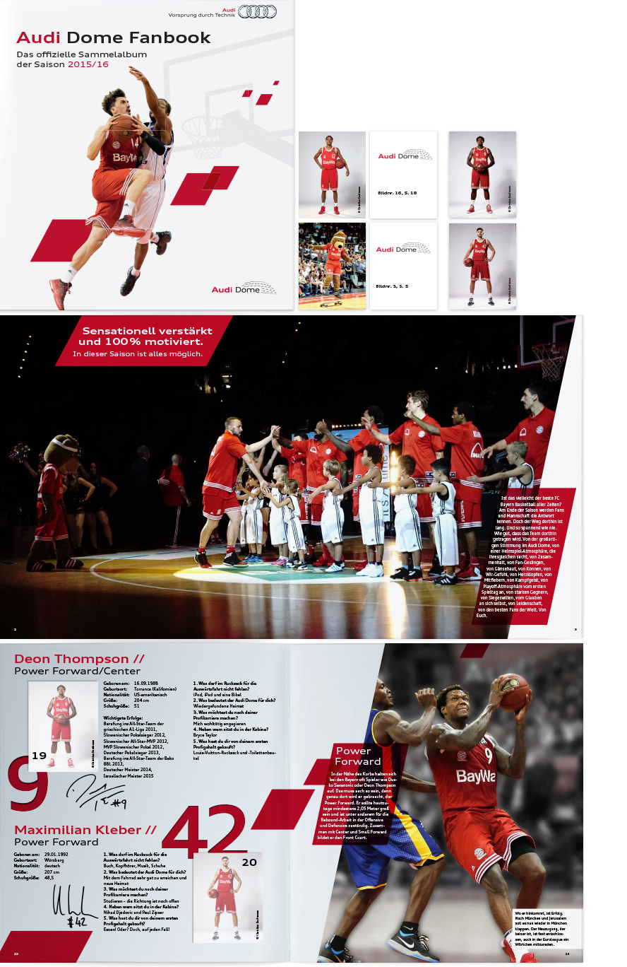 audi fanbook 2015/16 foto