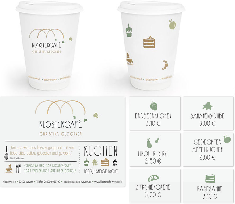 Klostercafe Coffe-to-go Becher