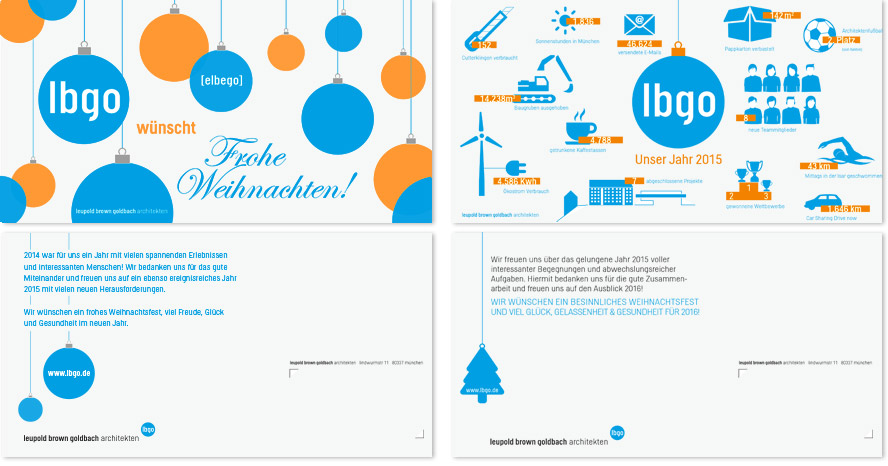 LBGO Architekten Weihnachtskarten